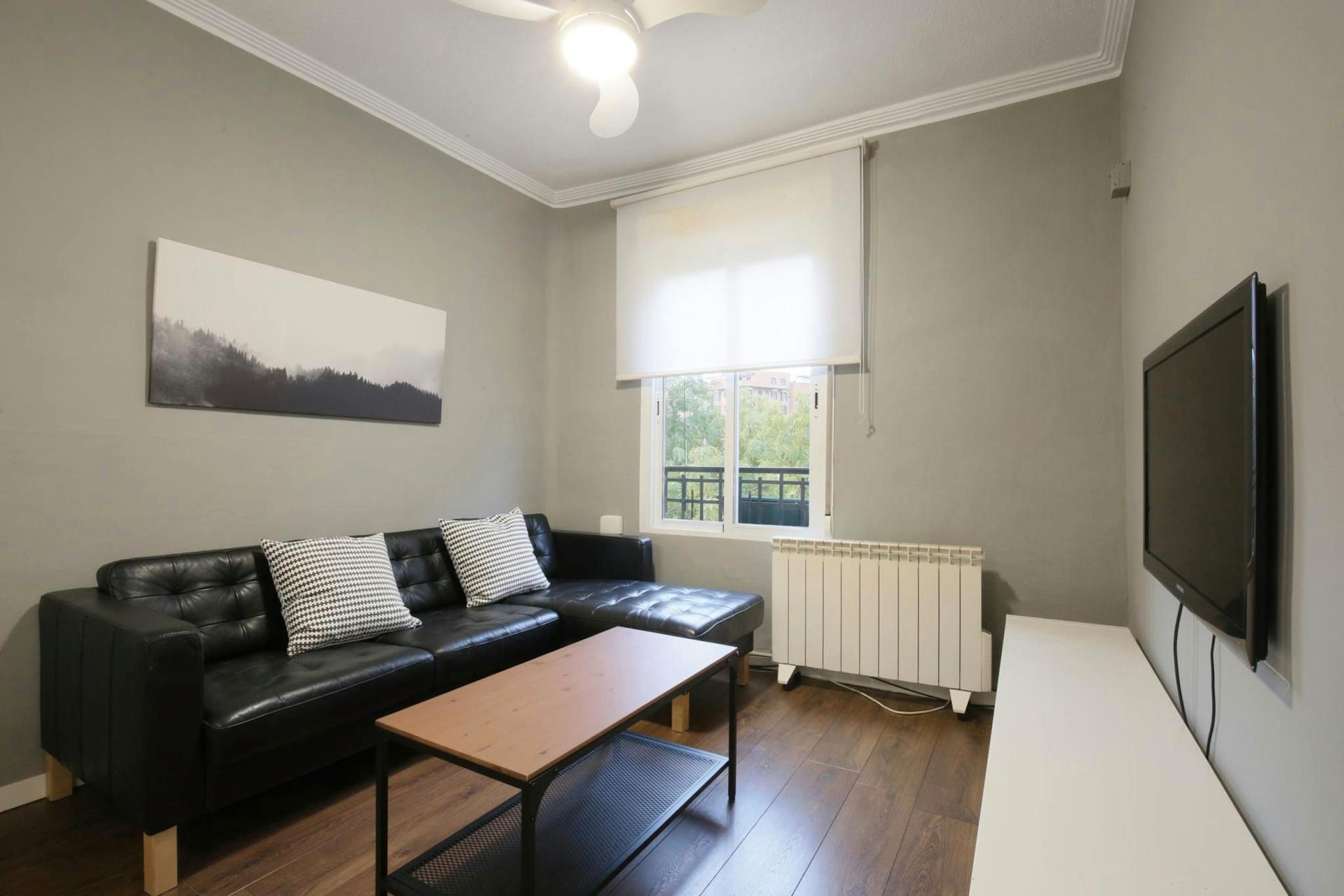 Bedroom of Flat to rent in  Madrid Capital  with Air Conditioner, Heating and Furnished