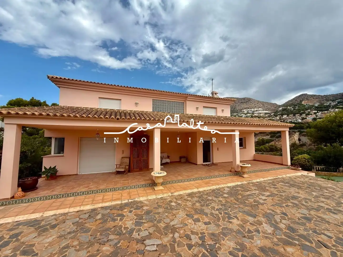 Vista exterior de Casa o chalet de alquiler en Altea con Calefacción, Jardín privado y Terraza