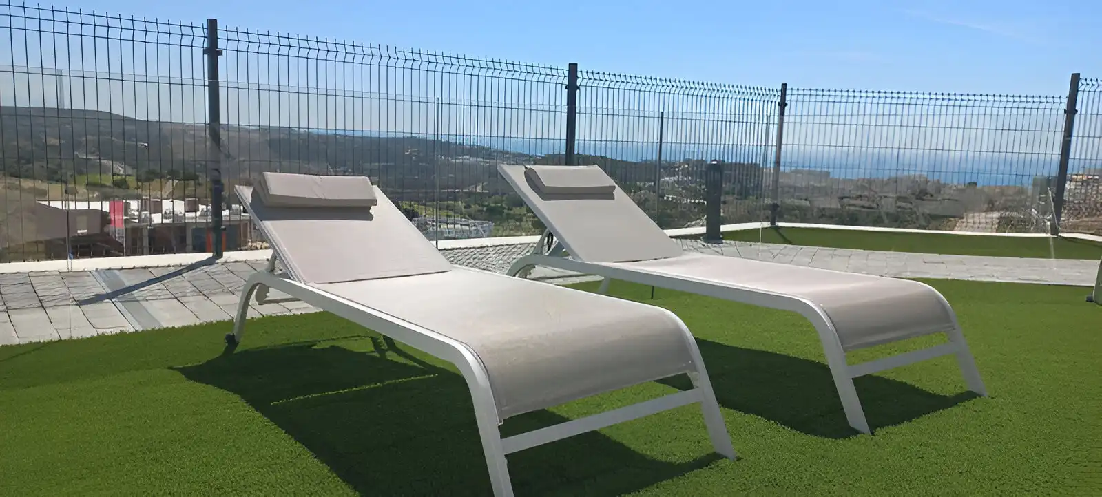 Terrace of Apartments for sale in Mijas  with Air Conditioner, Terrace and Swimming Pool