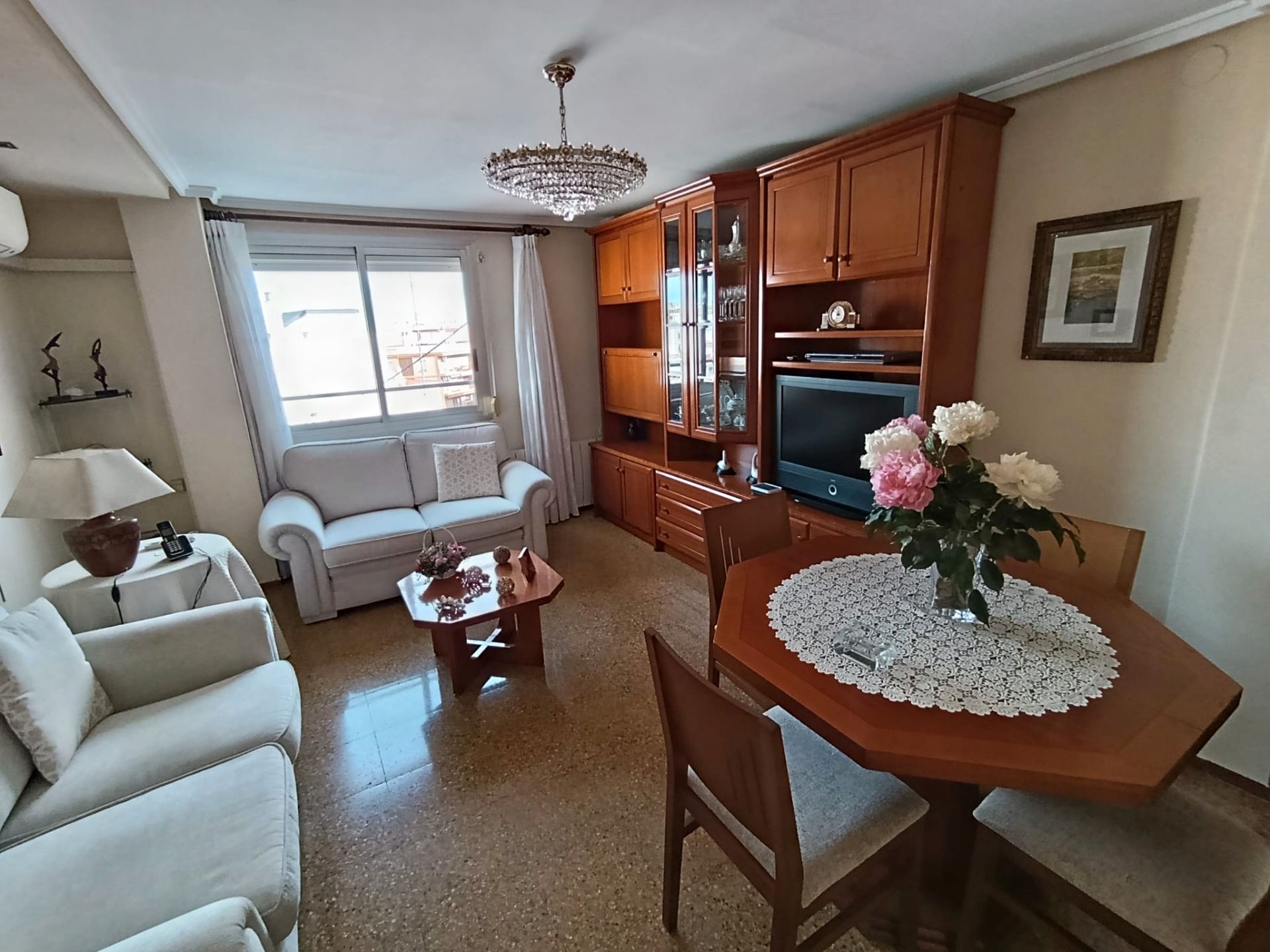 Sala d'estar de Pis en venda en  Valencia Capital amb Aire condicionat i Calefacció