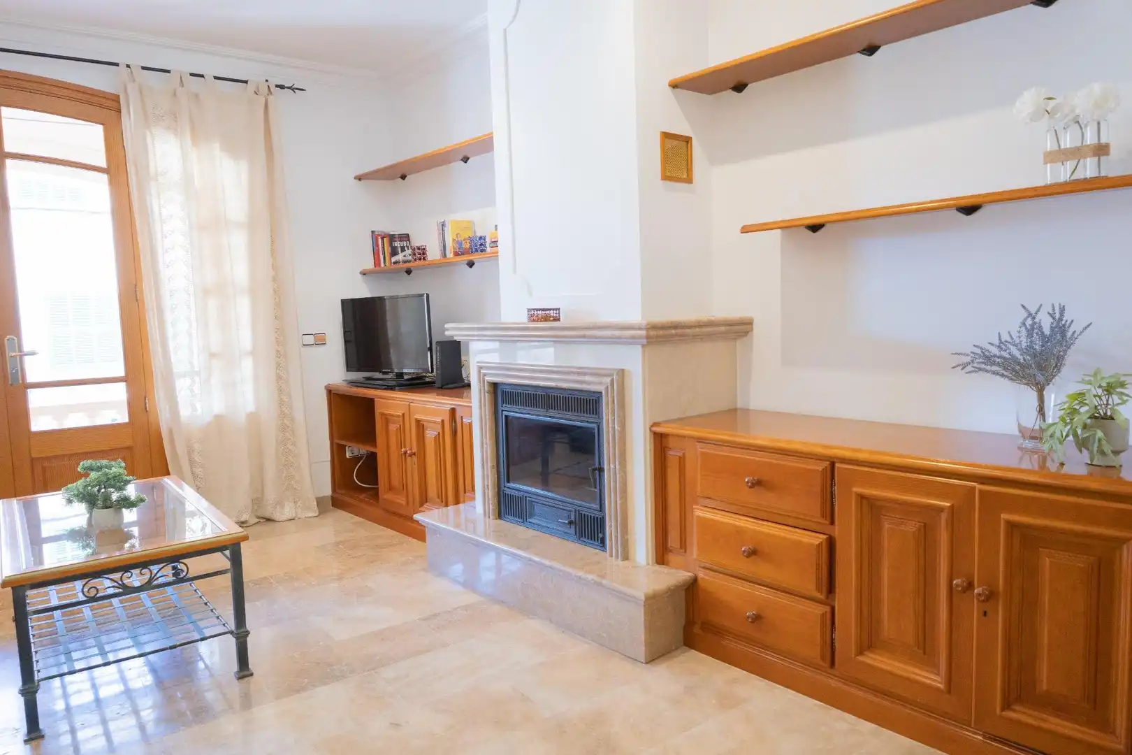Sala de estar de Casa o chalet en venta en Ses Salines con Aire acondicionado, Calefacción y Jardín privado