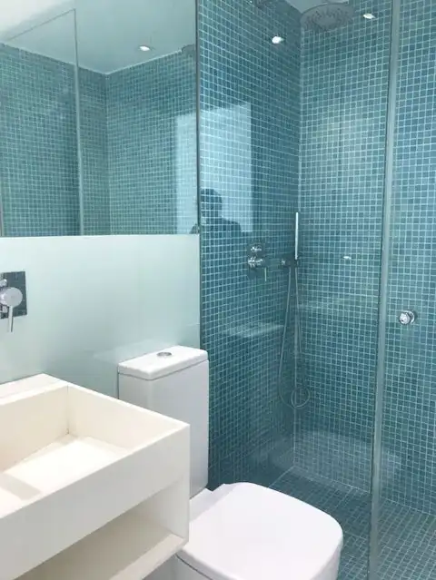 Bathroom of Apartments for rent in  Palma de Mallorca  with Air Conditioner, Parquet flooring and Terrace