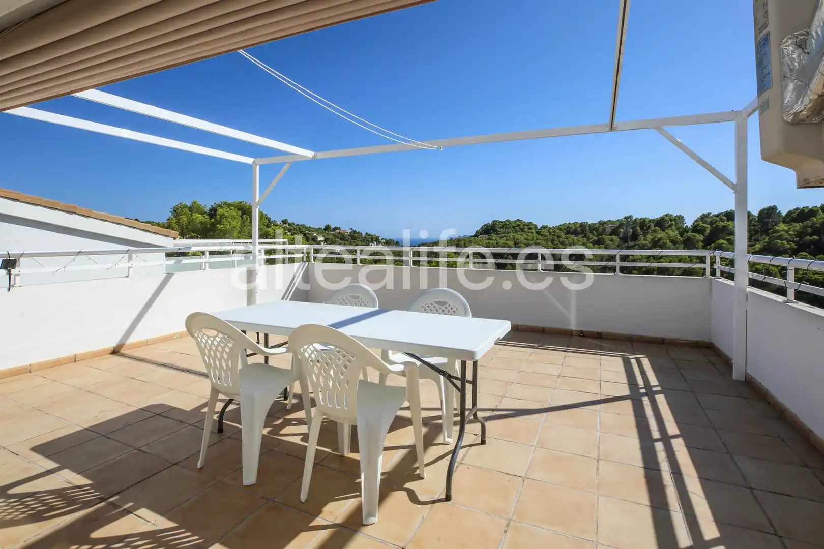 Terrasse von Wohnungen zur Miete in Altea mit Klimaanlage, Heizung und Terrasse