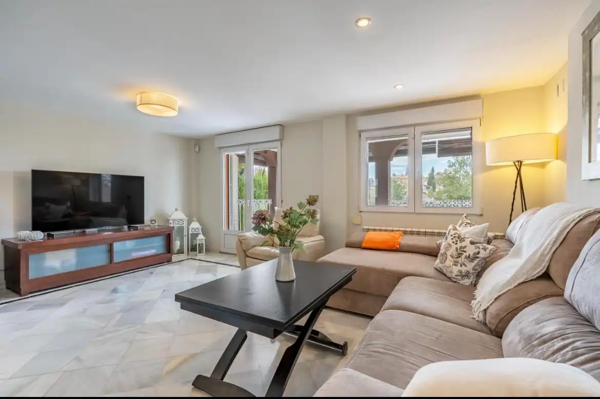 Living room of Houses for rent in Monachil  with Air Conditioner, Heating and Private garden