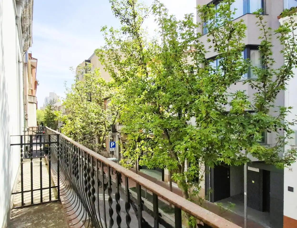 Vista exterior de Piso en venta en Terrassa con Calefacción y Balcón