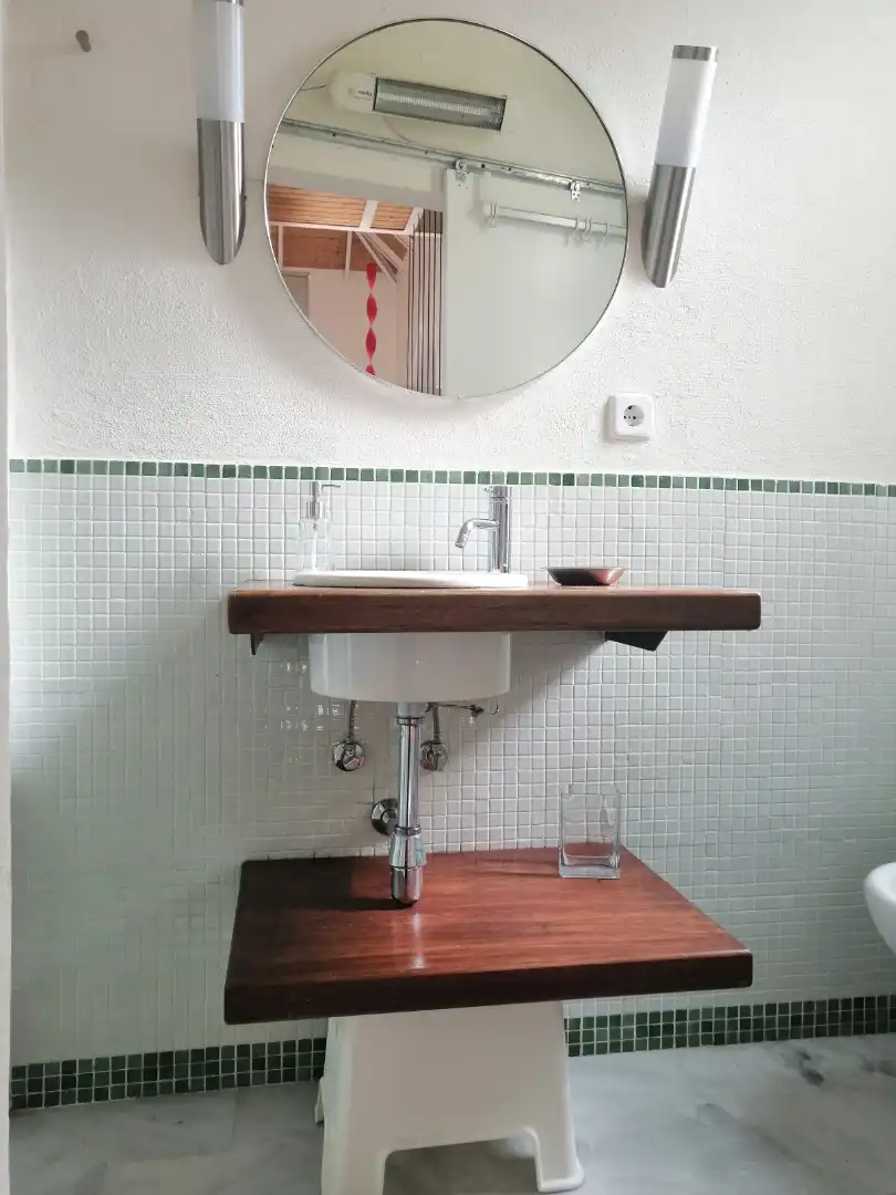 Badezimmer von Loft zur Miete in Sevilla mit Klimaanlage, Heizung und Terrasse