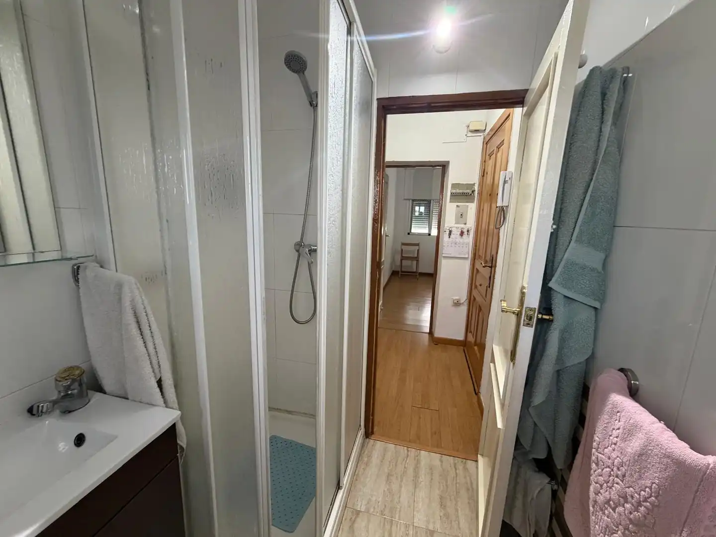 Bathroom of Flat for sale in A Pobra de Trives   with Heating, Furnished and Oven