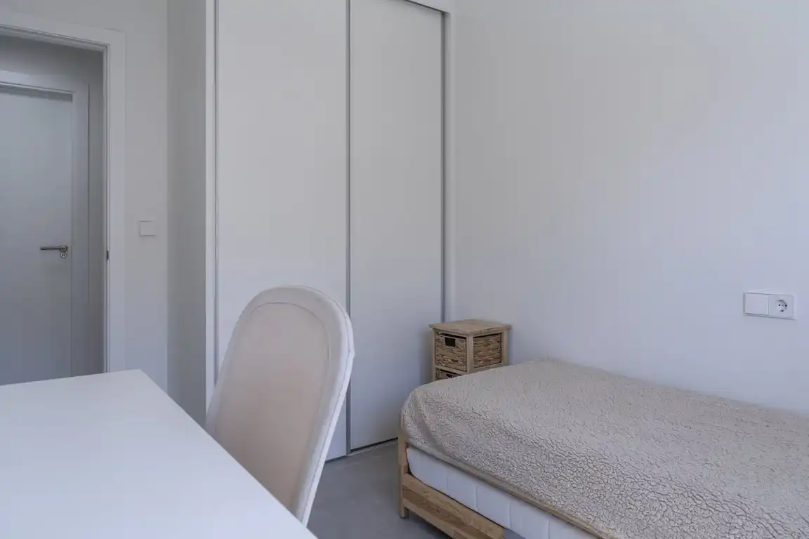 Schlafzimmer von Wohnungen zur Miete in Jávea / Xàbia mit Klimaanlage, Privatgarten und Gemeinschaftspool