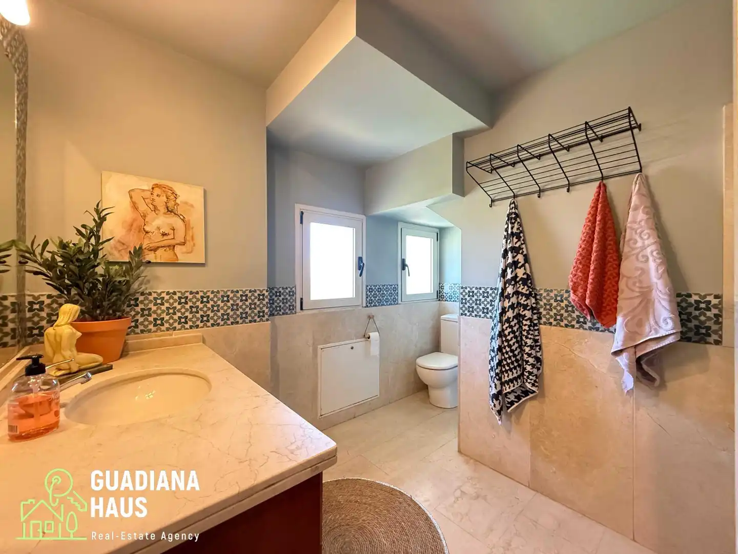 Bathroom of Houses for sale in Ayamonte  with Air Conditioner, Private garden and Terrace