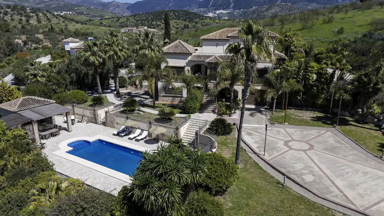 Garden of Houses for sale in Viñuela  with Air Conditioner, Terrace and Swimming Pool