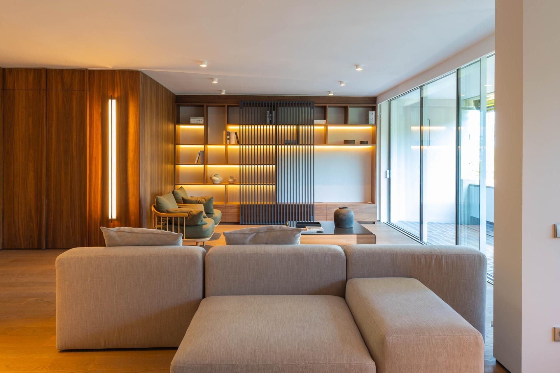 Living room of Flat for sale in  Barcelona Capital  with Air Conditioner, Heating and Private garden
