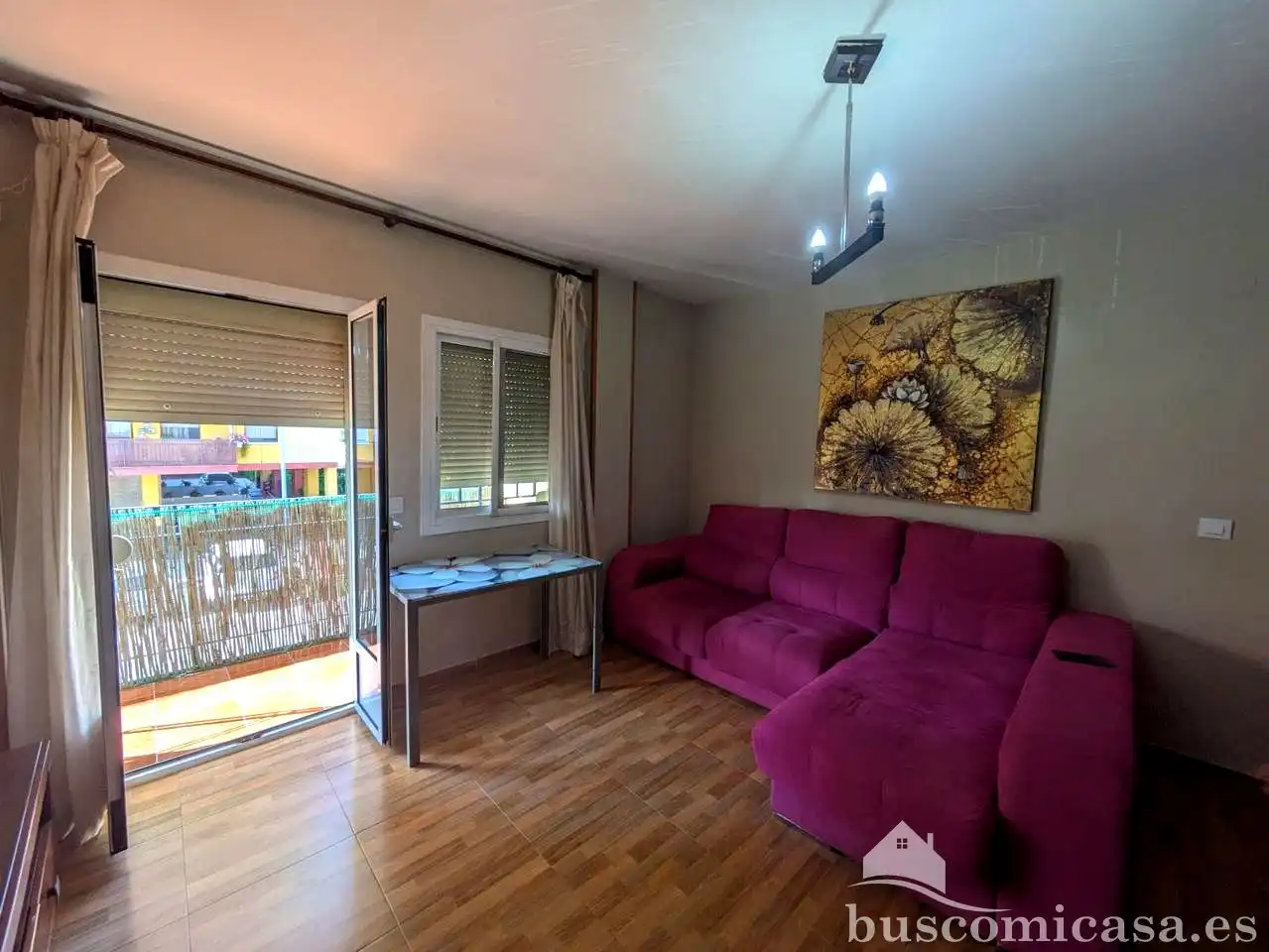 Sala d'estar de Pis per a compartir en Linares amb Aire condicionat i Moblat