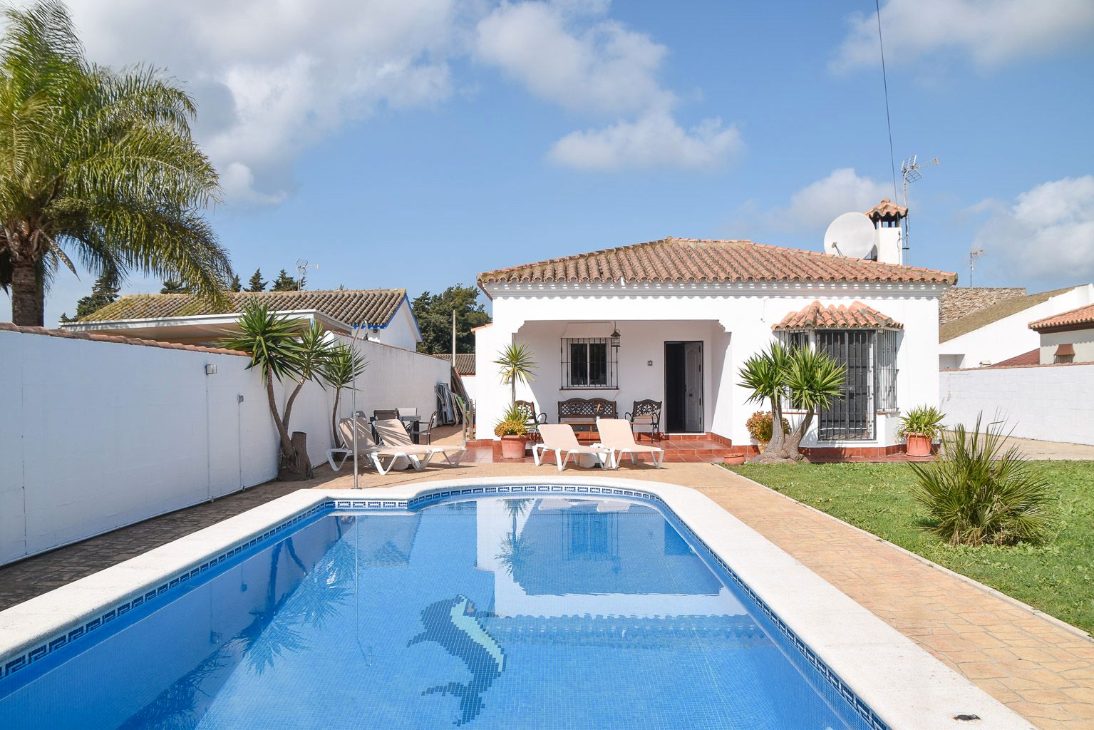 Garden of House or chalet for sale in Chiclana de la Frontera