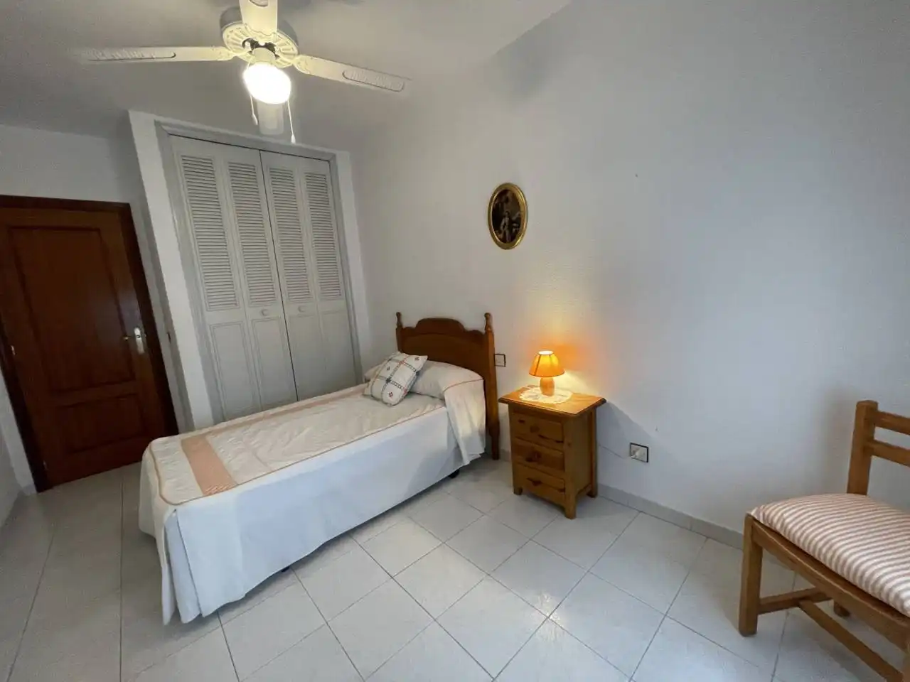 Bedroom of Flat for rent in Toledo  with Air Conditioner, Heating and Parquet flooring