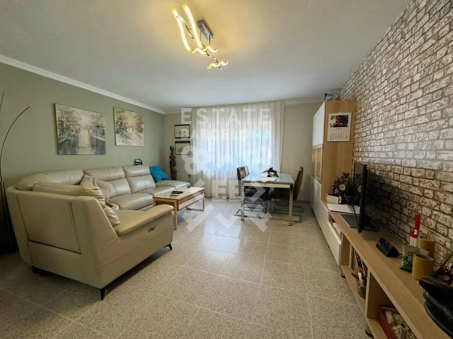 Sala de estar de Piso en venta en Blanes con Calefacción y Amueblado