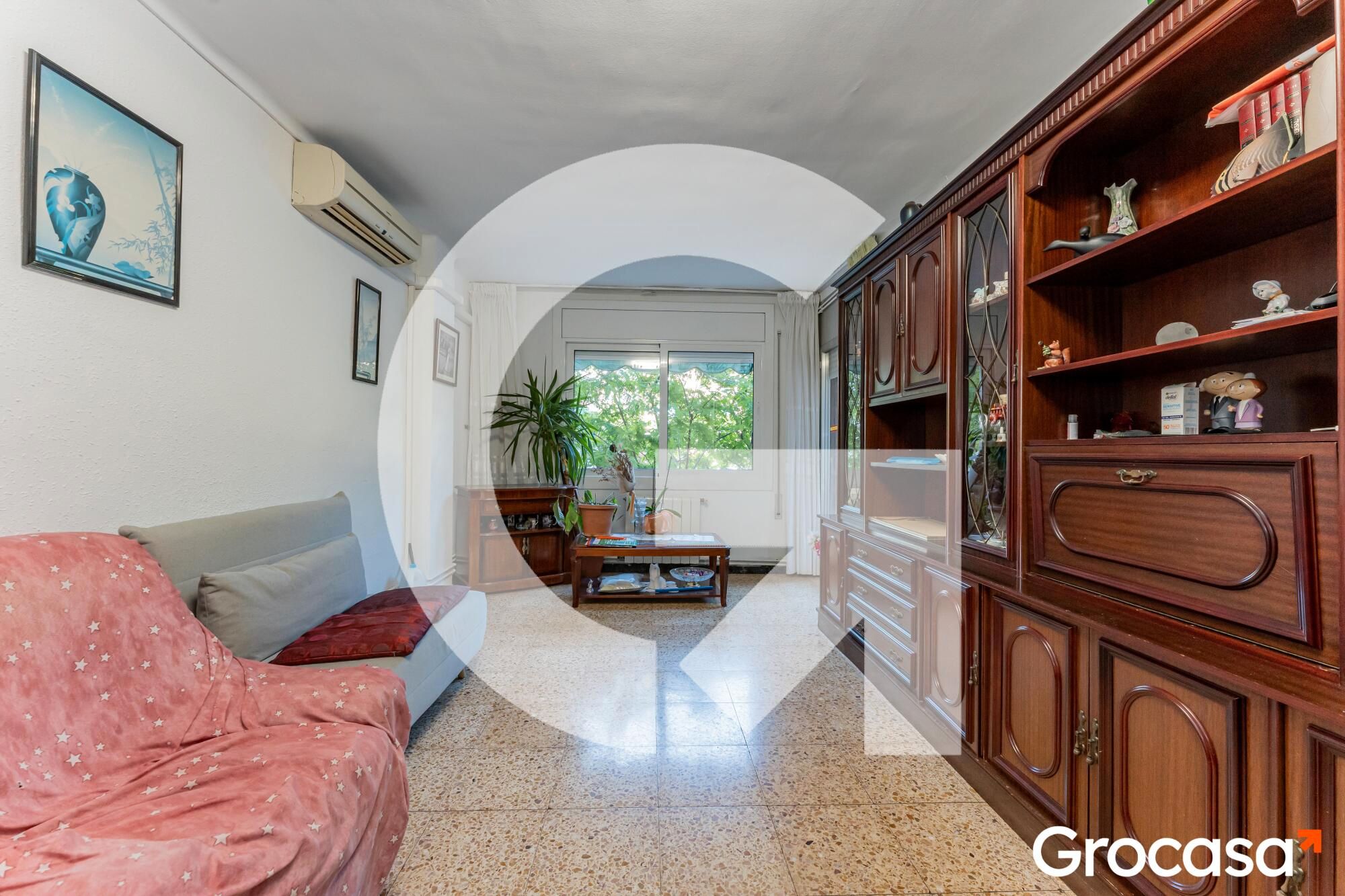 Living room of Flat for sale in Cornellà de Llobregat  with Air Conditioner, Heating and Terrace