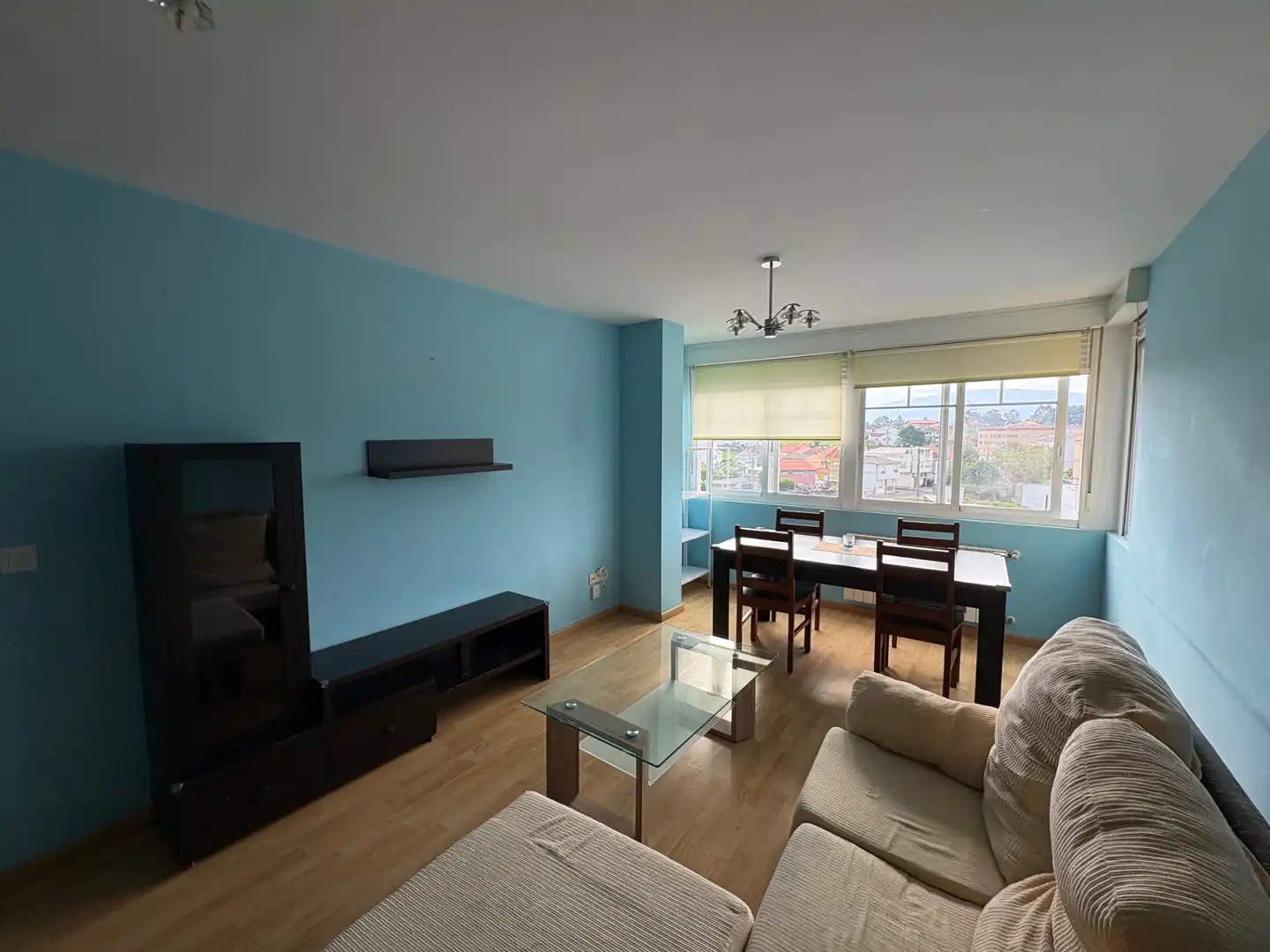 Living room of Flat for rent in Narón  with Heating, Storage room and Furnished