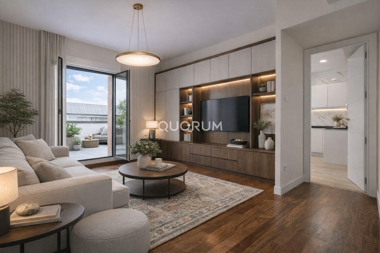 Sala de estar de Piso en venta en Bilbao  con Calefacción y Terraza