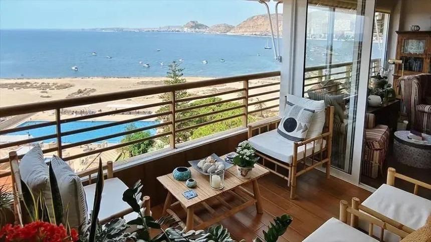 Terraza de Piso en venta en Alicante / Alacant con Jardín privado, Parquet y Terraza