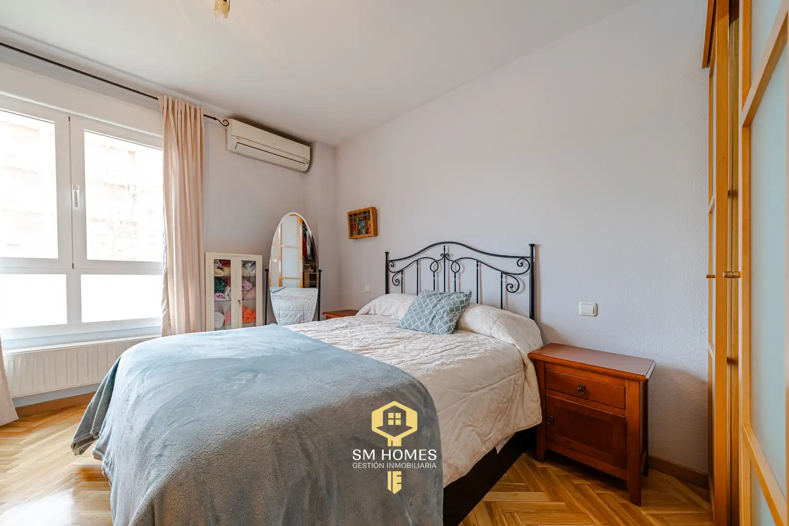 Schlafzimmer von Wohnung zum Verkauf in Leganés mit Klimaanlage, Heizung und Terrasse