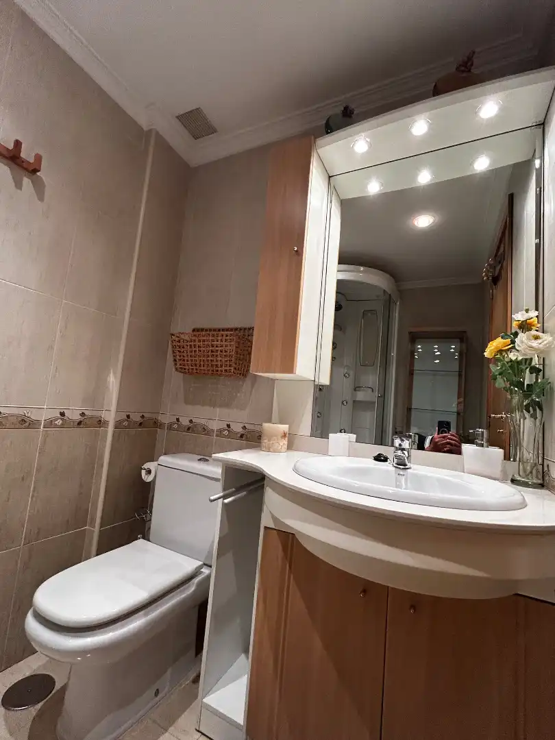 Bathroom of Duplexes for sale in Cambados  with Heating, Parquet flooring and Terrace