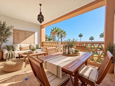Apartment mit Pool zur Miete in Bahía de Casares