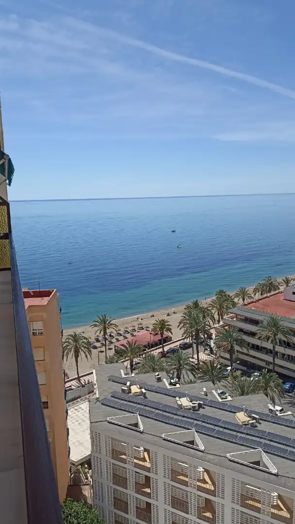 Außenansicht von Wohnungen zum Verkauf in Roquetas de Mar mit Klimaanlage, Parkett und Terrasse