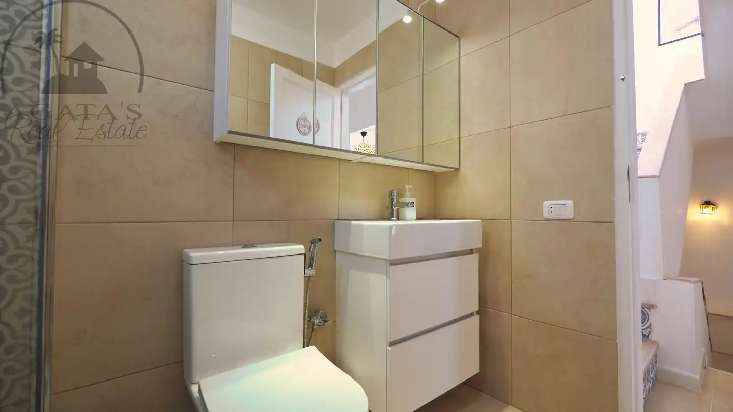 Badezimmer von Haus oder Chalet zur Miete in Los Silos mit Terrasse