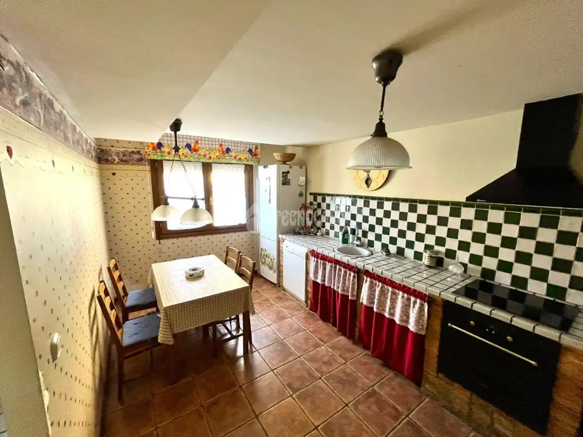 Cocina de Casa adosada en venta en Villamayor de Gállego con Aire acondicionado y Terraza