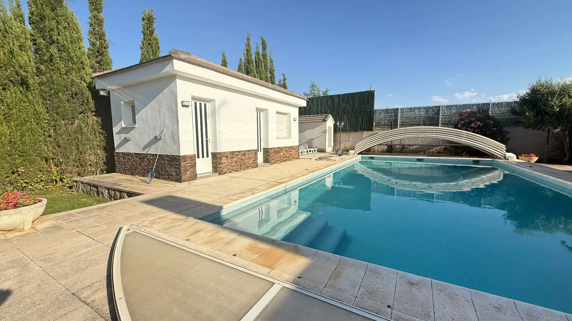 Schwimmbecken von Haus oder Chalet zum Verkauf in Albacete mit Klimaanlage, Heizung und Privatgarten