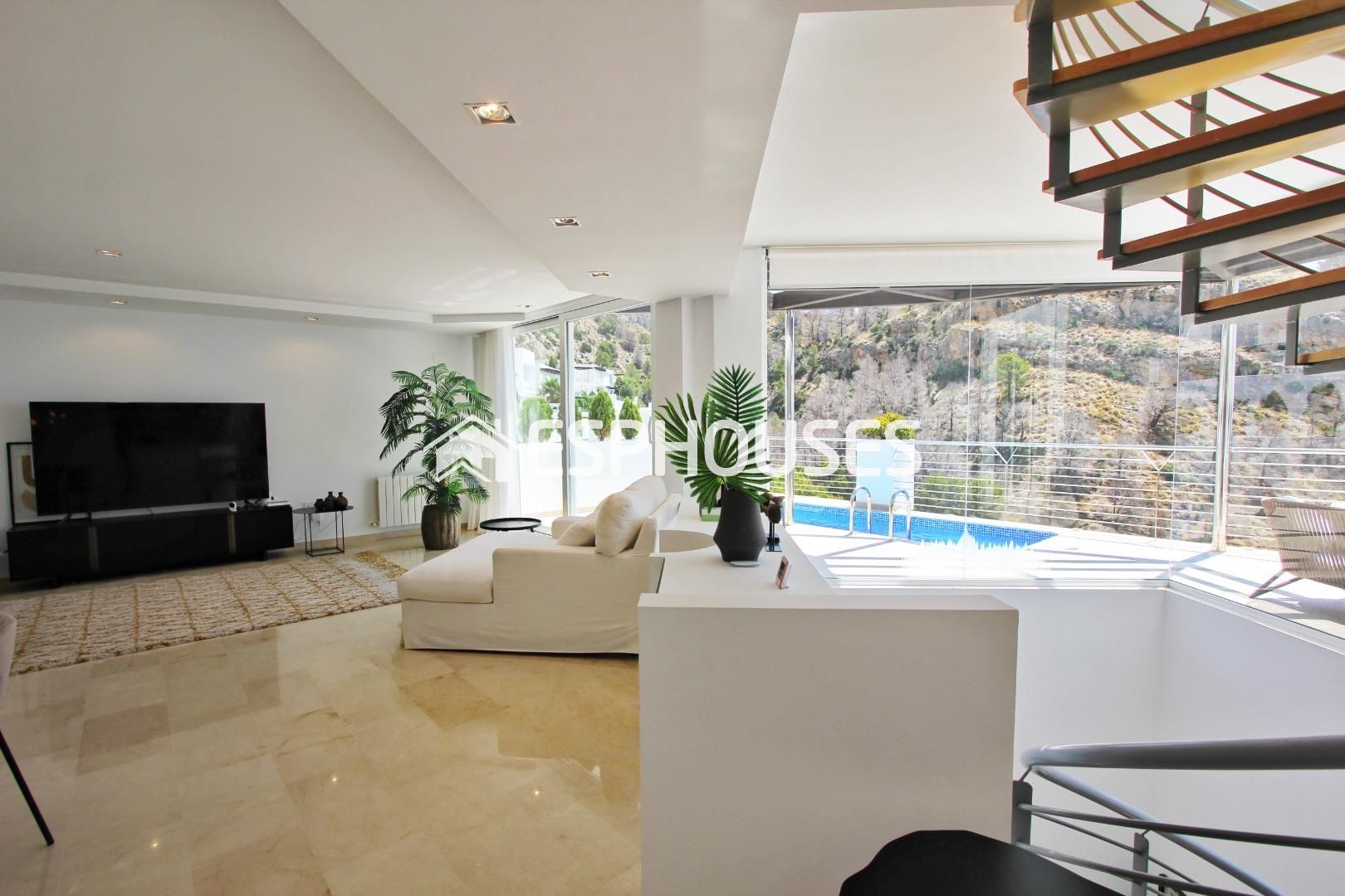 Living room of House or chalet for sale in Altea  with Air Conditioner, Heating and Terrace