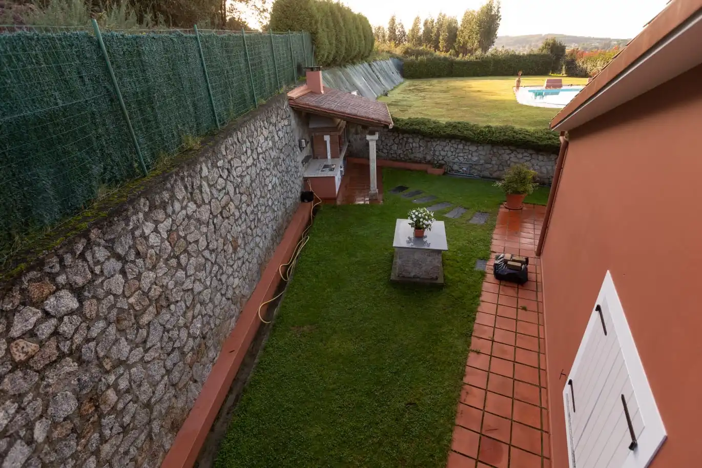 Terrassa de Casa o xalet en venda en Abegondo amb Jardí privat, Terrassa i Traster