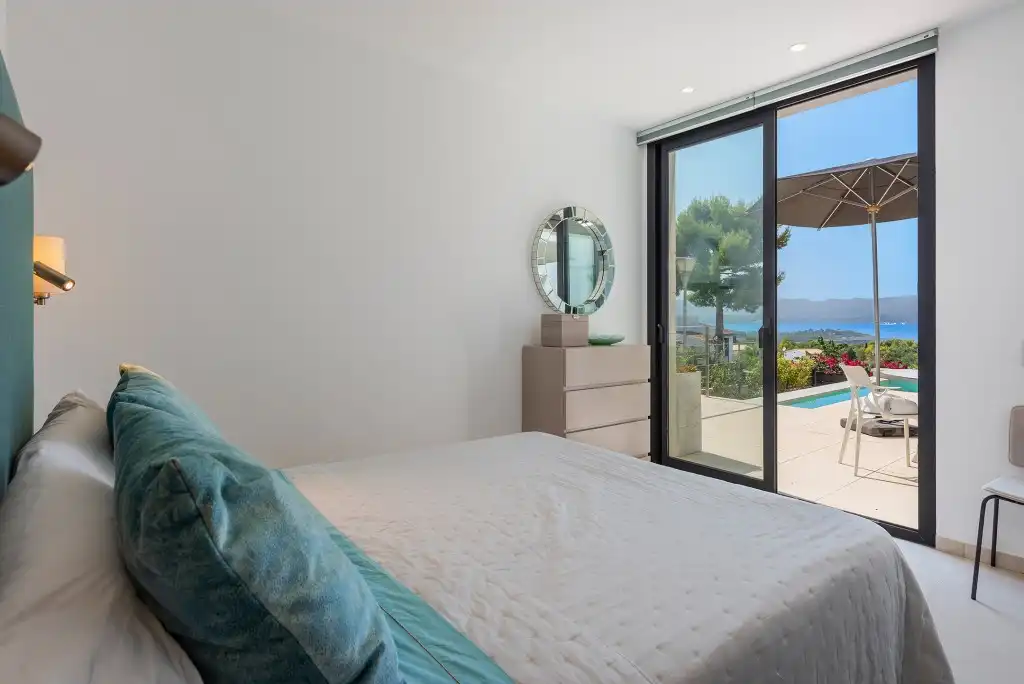 Schlafzimmer von Haus oder Chalet zum Verkauf in Alcúdia mit Klimaanlage, Privatgarten und Terrasse