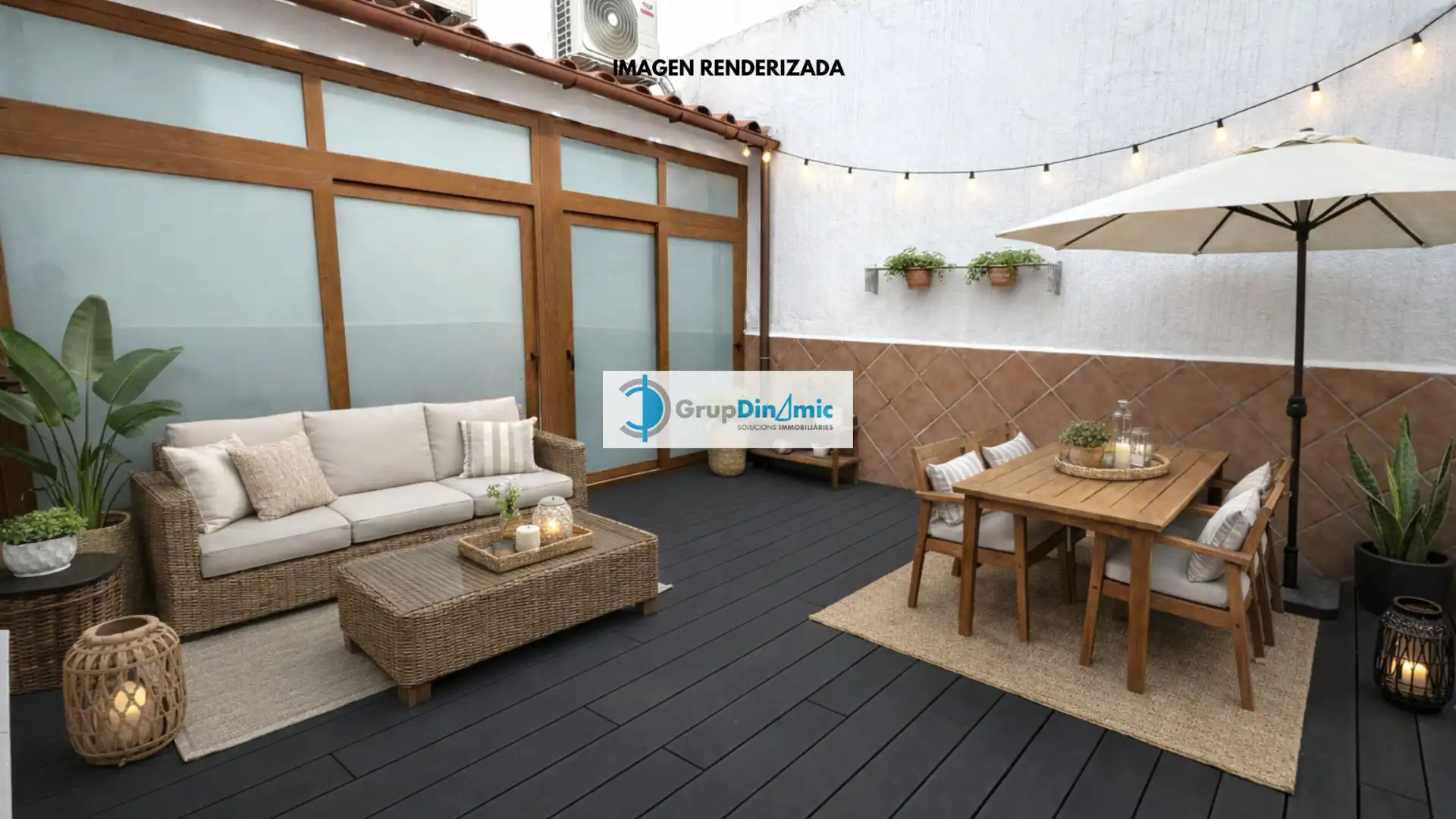 Terrasse von Wohnung zum Verkauf in Palamós mit Klimaanlage, Heizung und Parkett