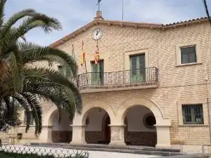 Exterior view of Houses for sale in Mediana de Aragón  with Private garden