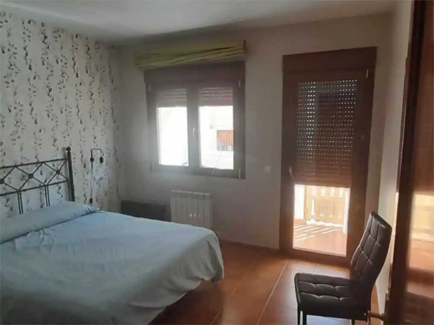 Schlafzimmer von Wohnung zur Miete in Ruidera mit Klimaanlage, Privatgarten und Abstellraum