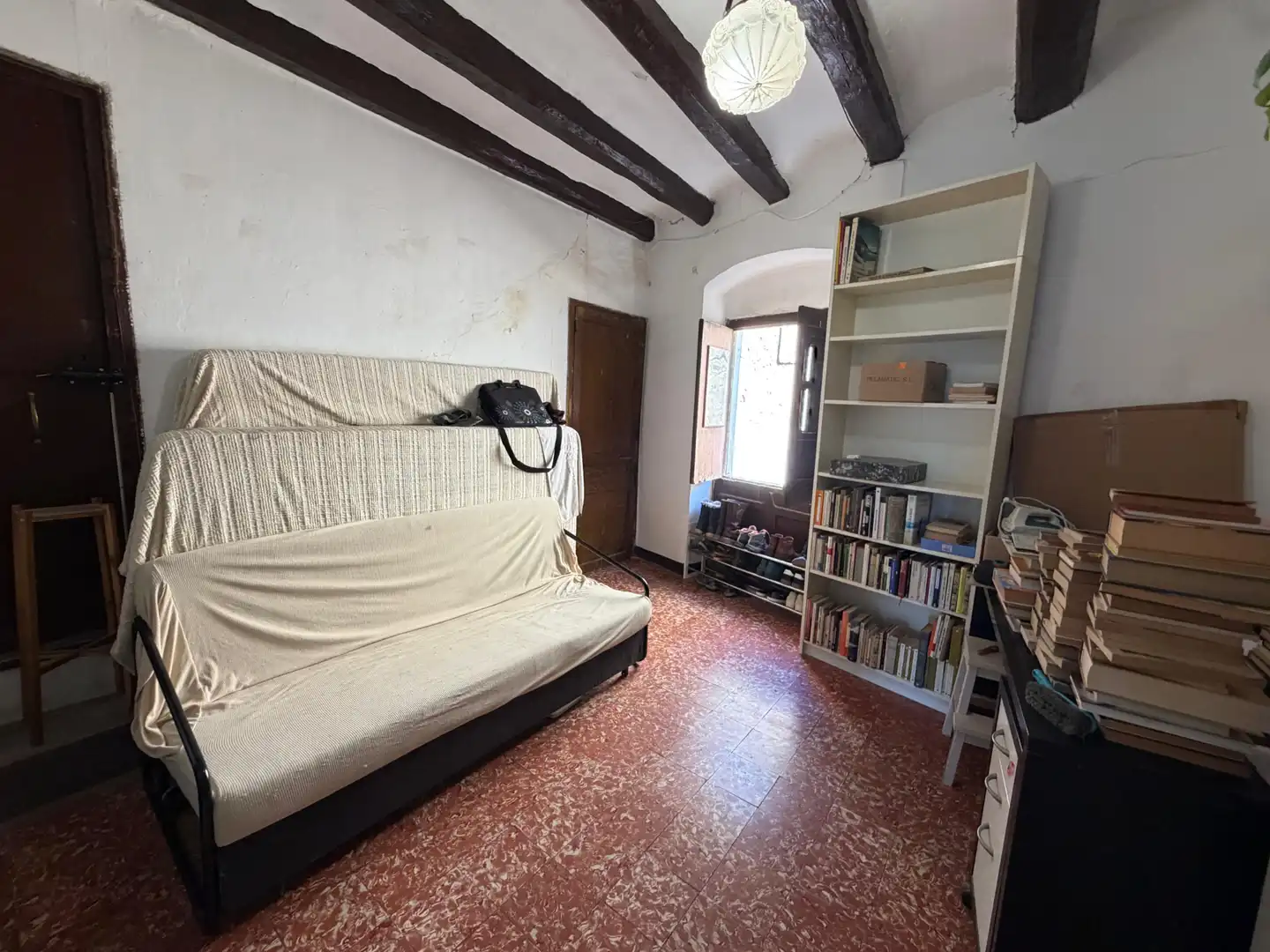Sala d'estar de Casa adosada en venda en Els Guiamets amb Calefacció, Jardí privat i Terrassa
