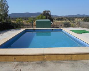 Swimming pool of Country house for sale in Alcuéscar  with Air Conditioner, Terrace and Swimming Pool