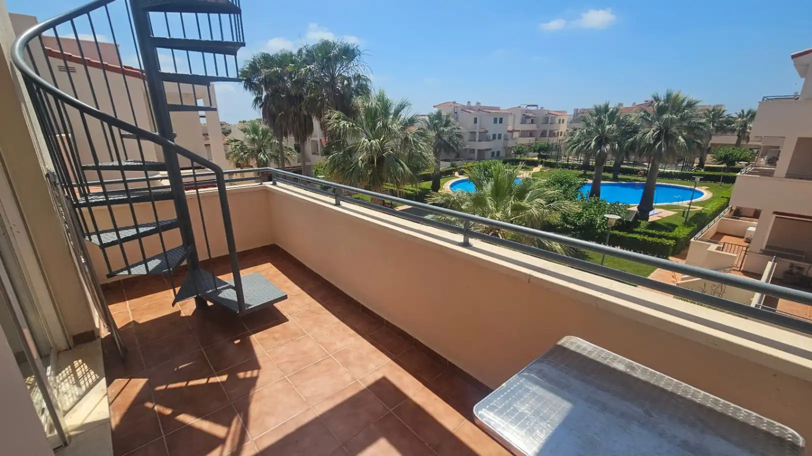 Terrasse von Dachboden zum Verkauf in Alcalà de Xivert mit Klimaanlage, Heizung und Privatgarten