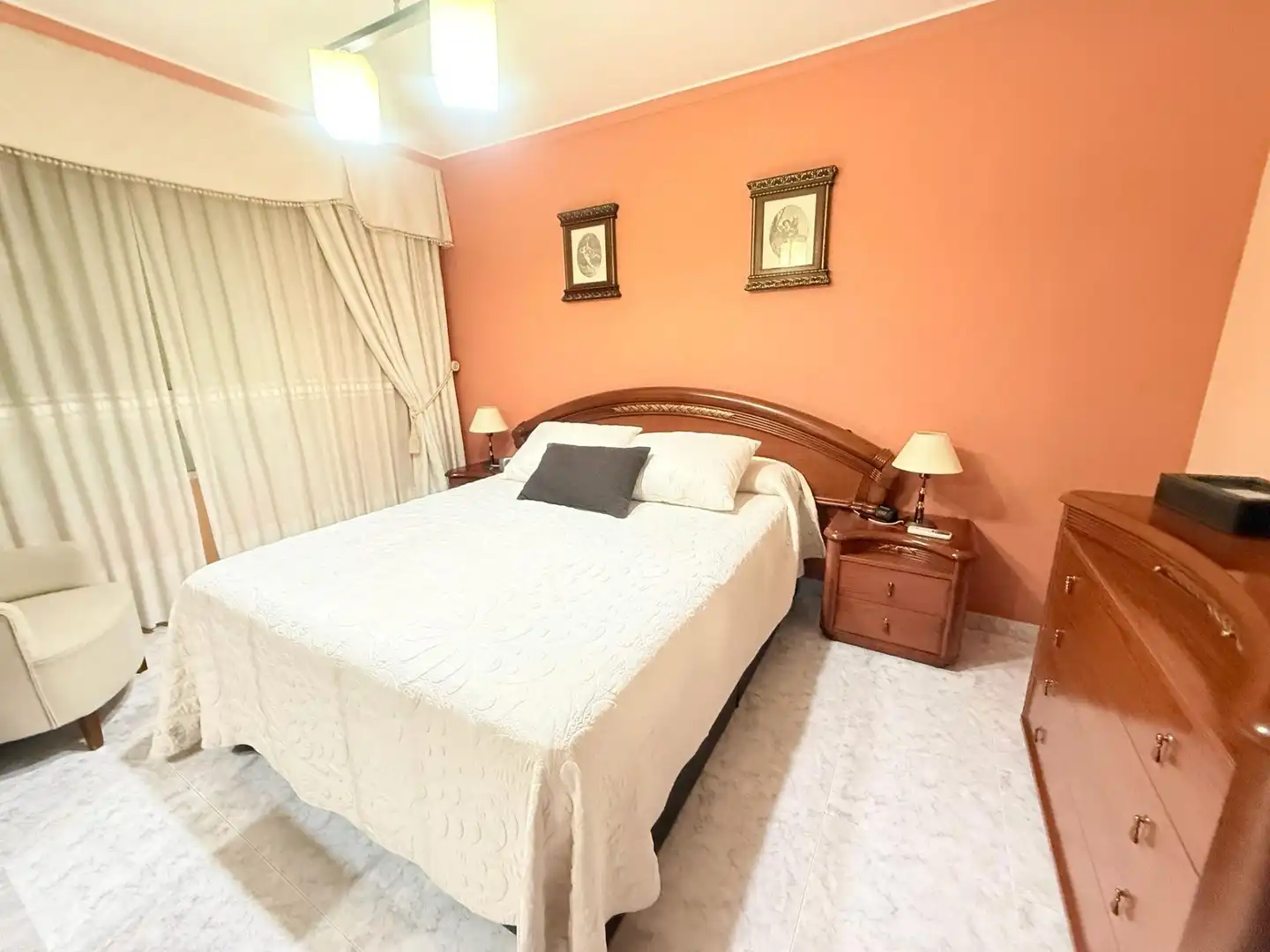 Bedroom of Flat for sale in Lorca  with Air Conditioner, Heating and Storage room