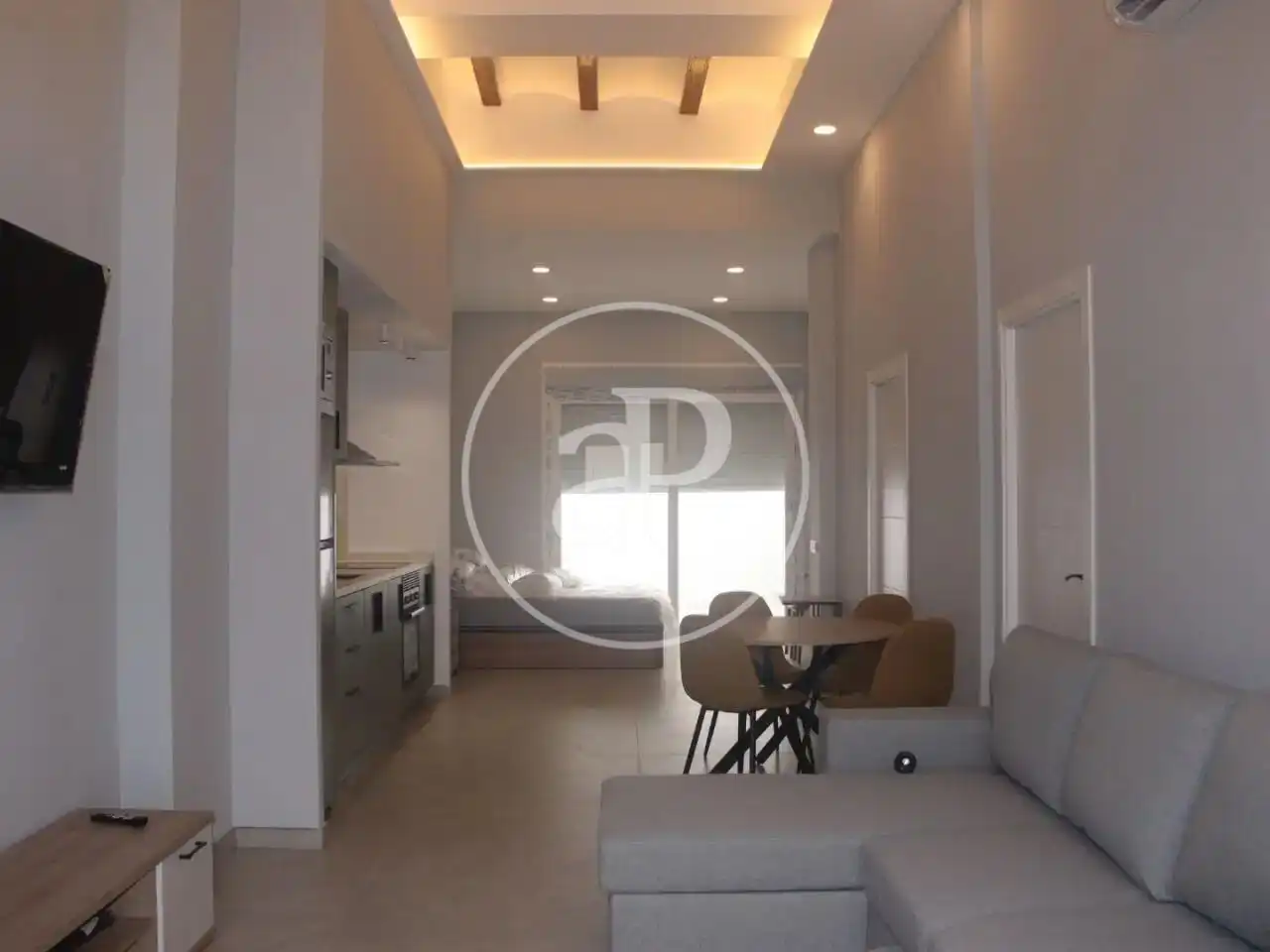 Living room of Flat for rent in Valencia  with Air Conditioner, Heating and Terrace