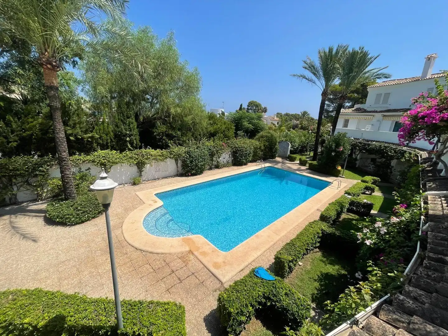 Piscina de Apartamento de alquiler en Dénia con Jardín privado, Terraza y Amueblado