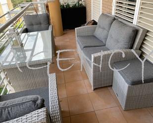 Terrace of Flat to rent in Sant Andreu de Llavaneres  with Air Conditioner, Terrace and Community pool