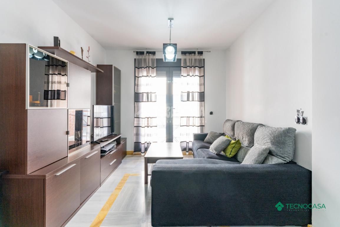 Sala de estar de Piso en venta en Roquetas de Mar con Aire acondicionado, Terraza y Trastero