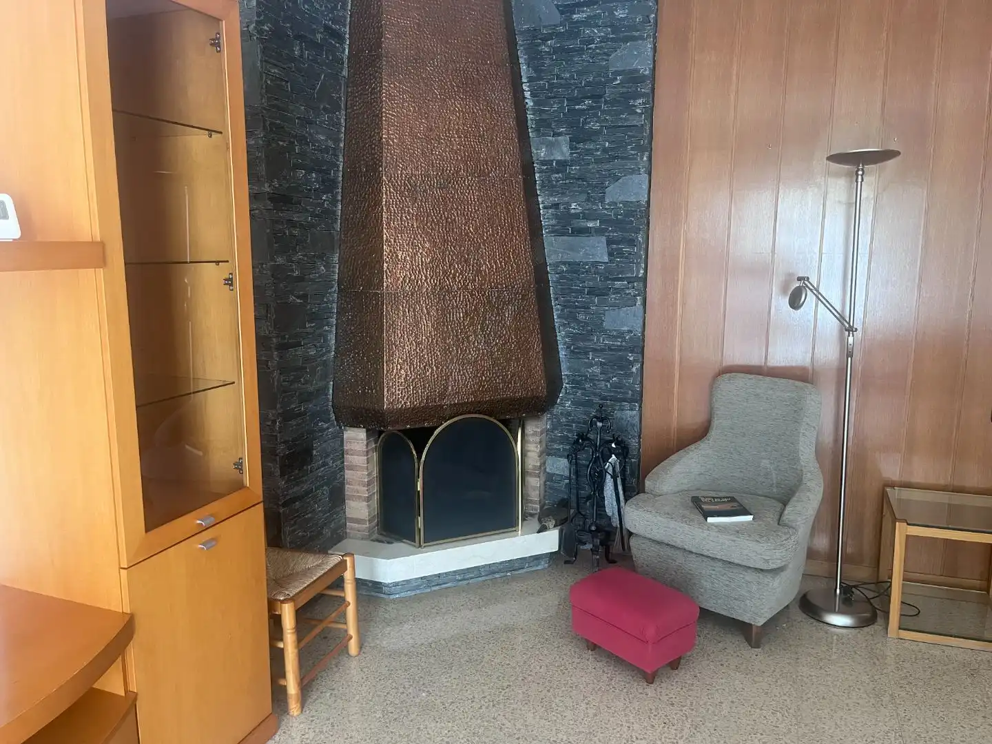 Sala de estar de Piso de alquiler en Terrassa con Aire acondicionado y Terraza