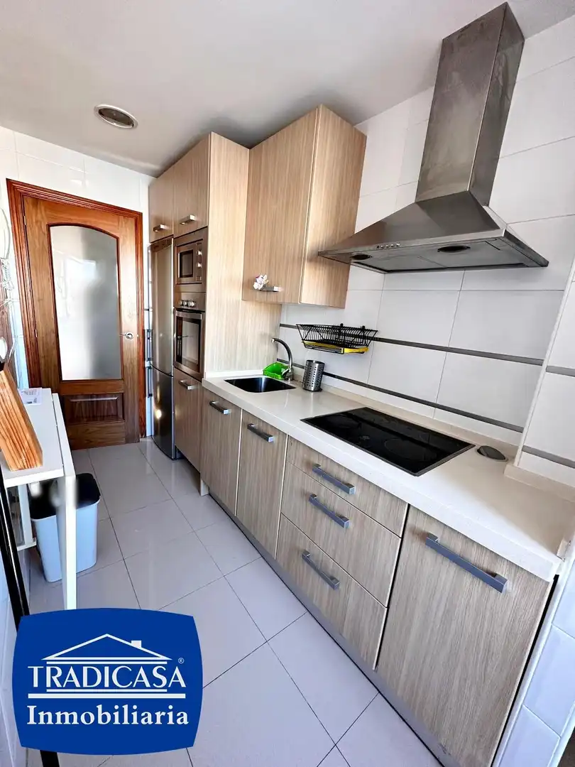 Kitchen of Flat for sale in Jerez de la Frontera  with Air Conditioner, Private garden and Terrace