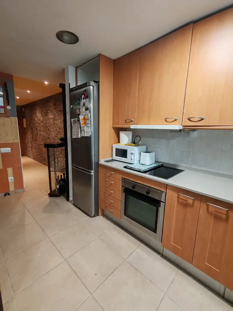 Cocina de Piso en venta en Badalona con Aire acondicionado y Amueblado