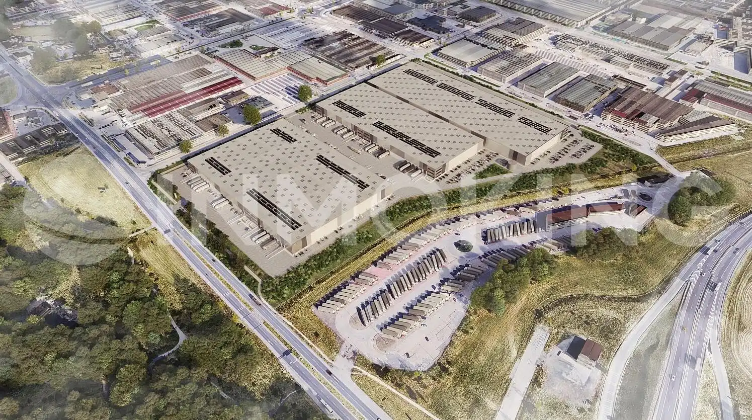 Außenansicht von Fabrikhallen zur Miete in Burgos