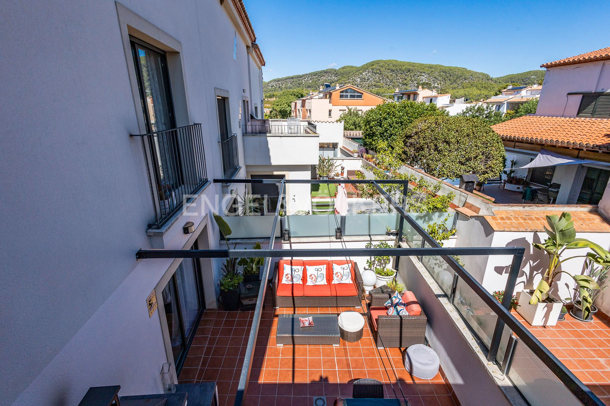 Terrace of Single-family semi-detached for sale in Sant Pere de Ribes  with Air Conditioner, Heating and Private garden