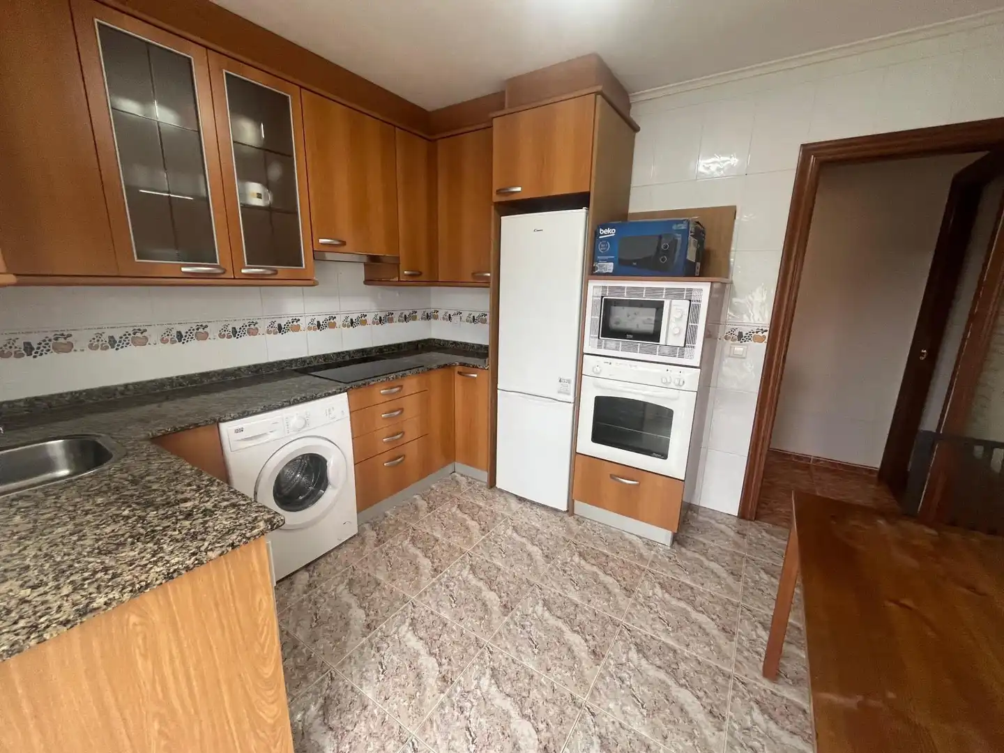 Küche von Wohnung zum Verkauf in Bárcena de Cicero mit Heizung, Terrasse und Möbliert
